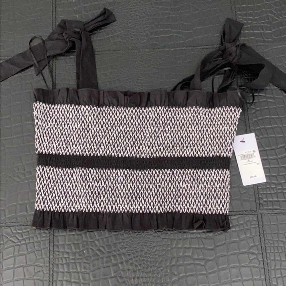 Guess tie strap top